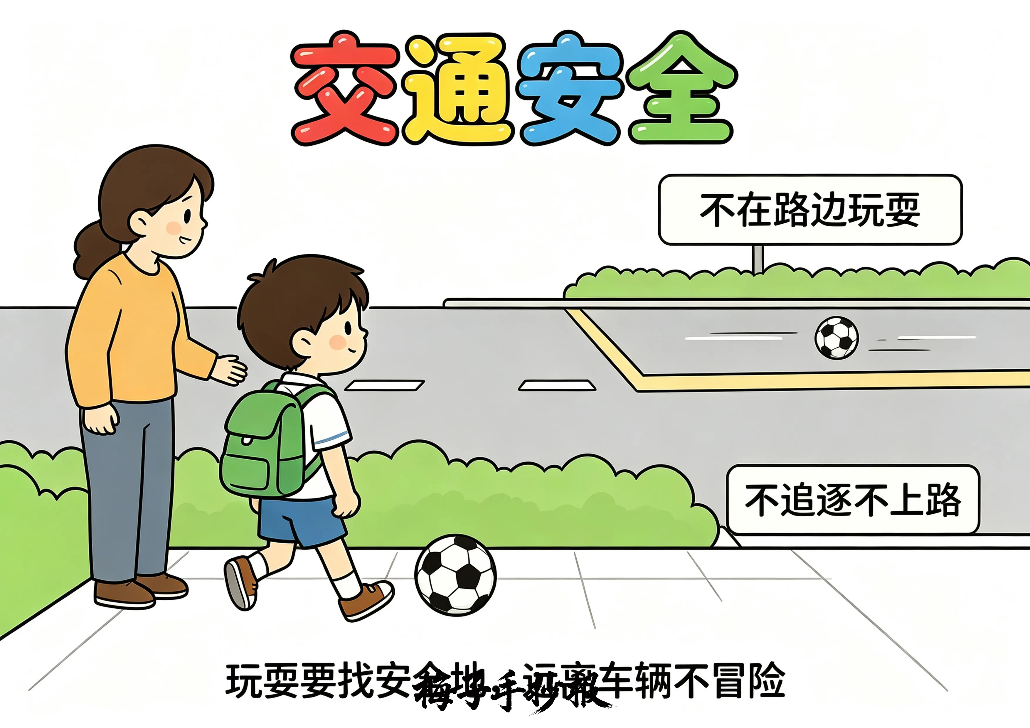 交通安全手抄报