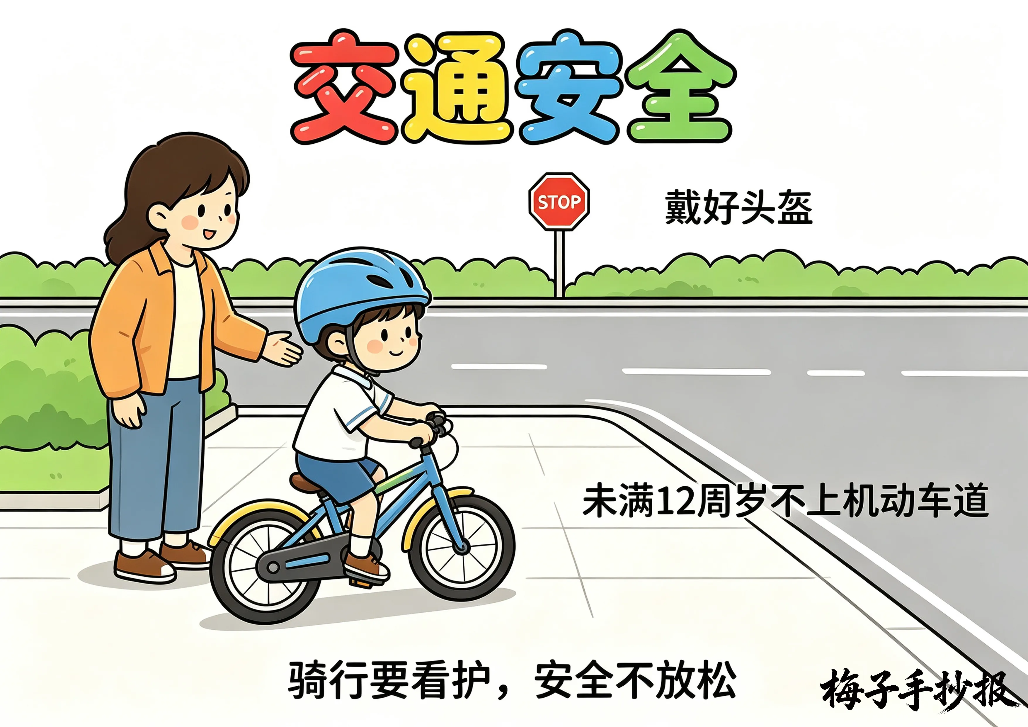 交通安全手抄报
