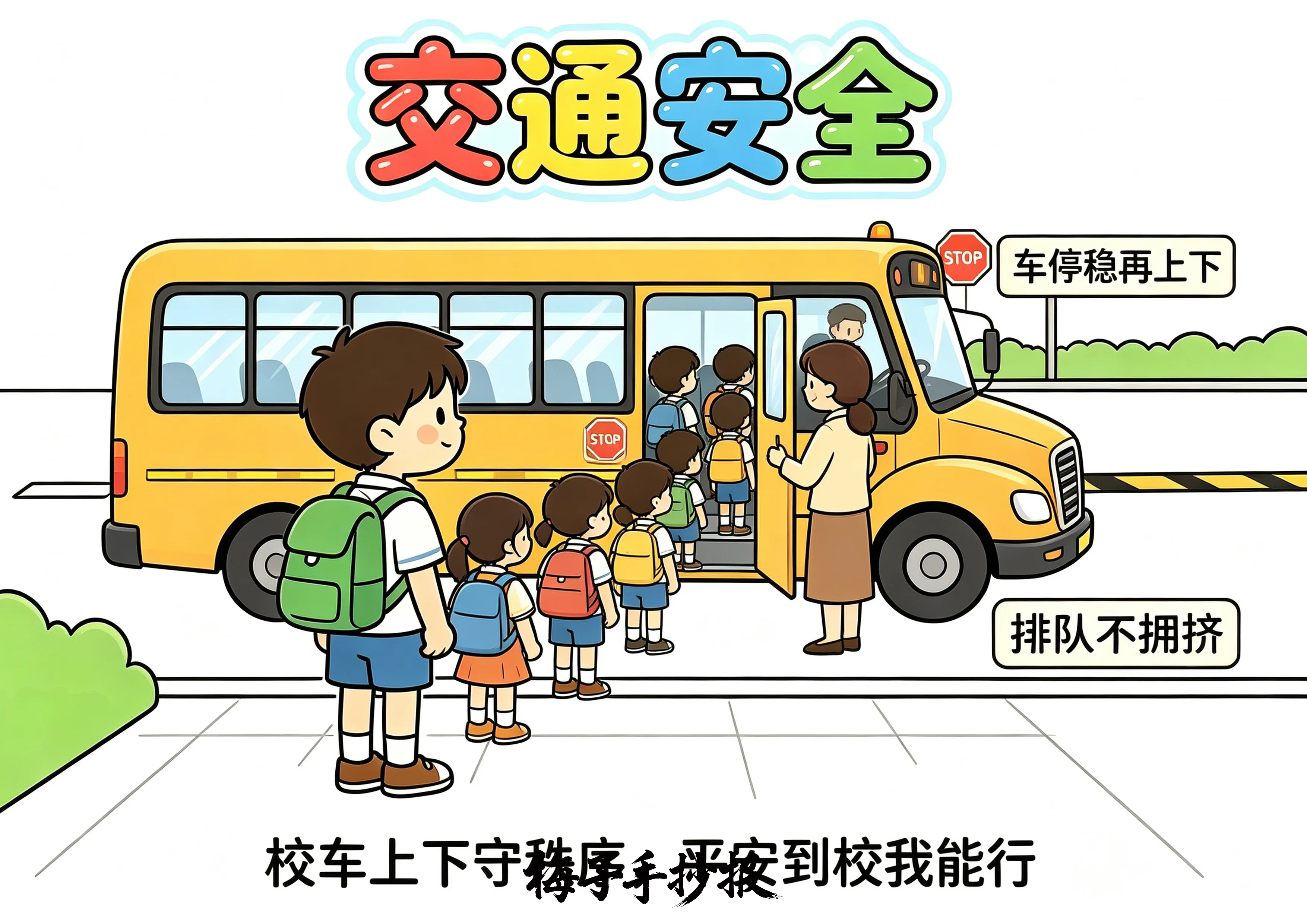 交通安全手抄报