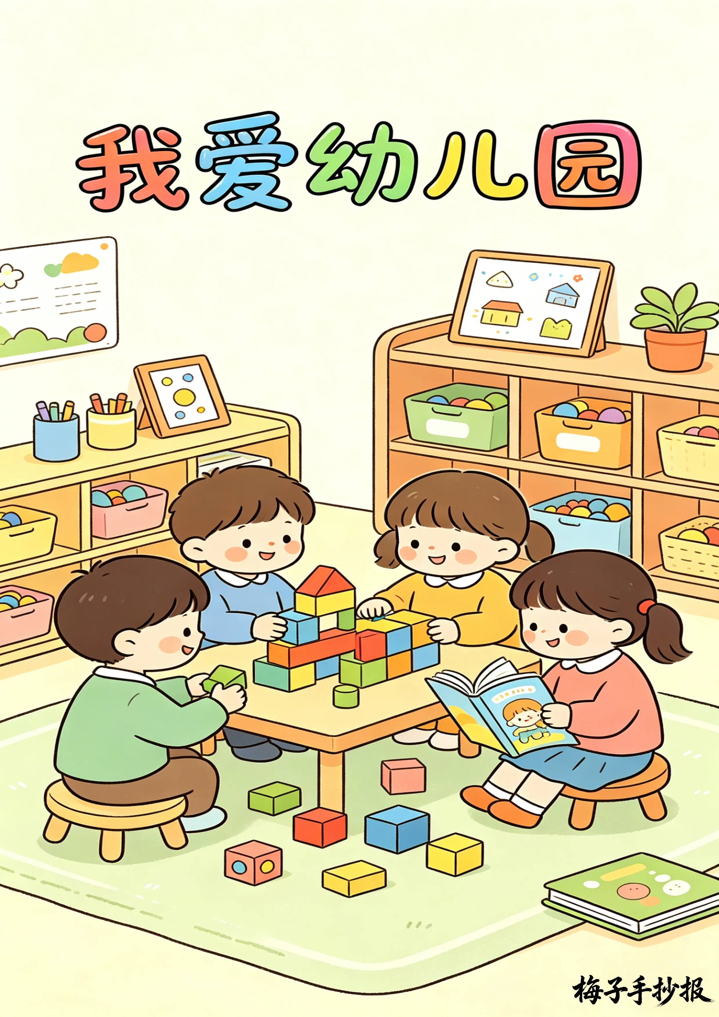 上学了手抄报