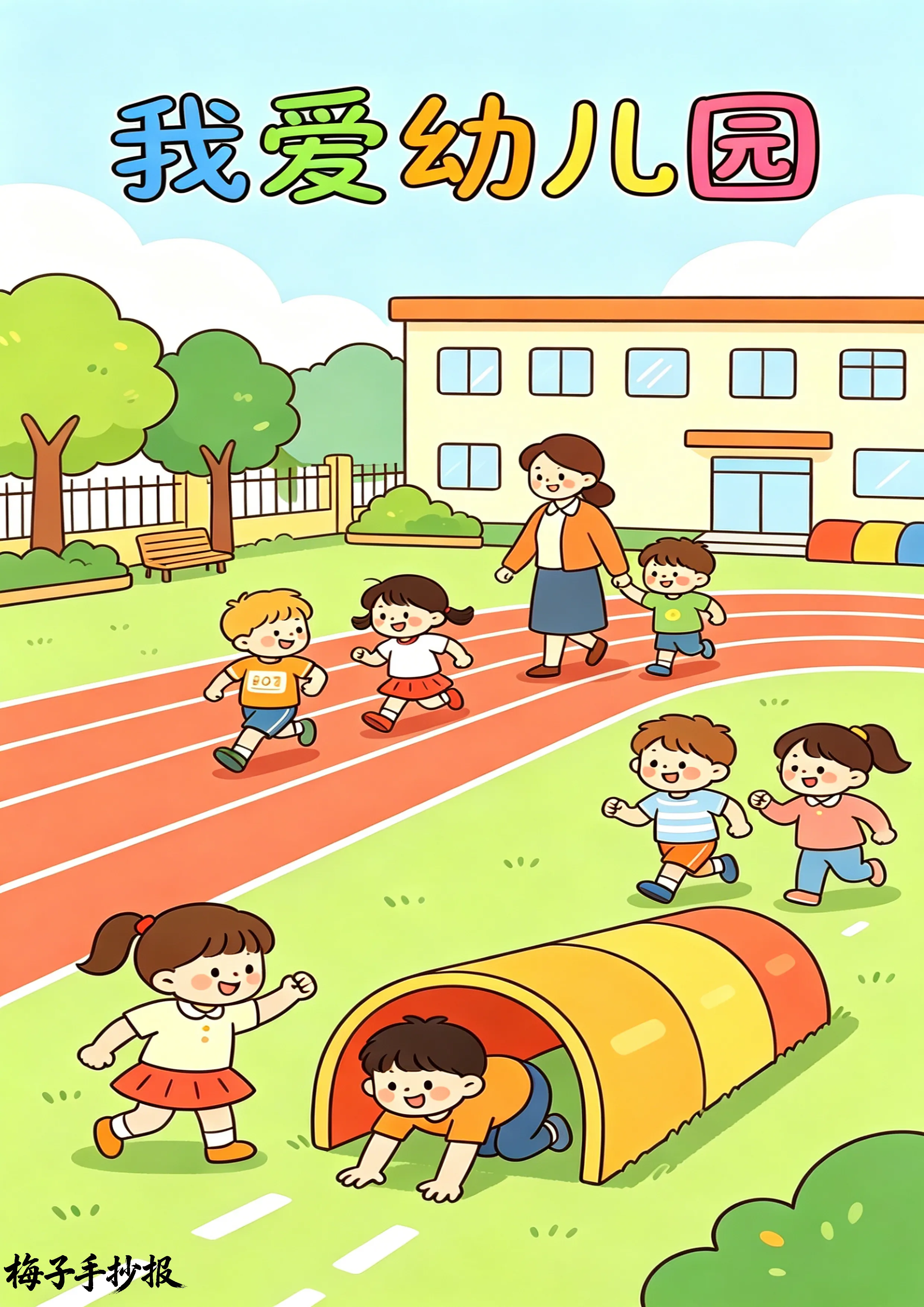上学了手抄报